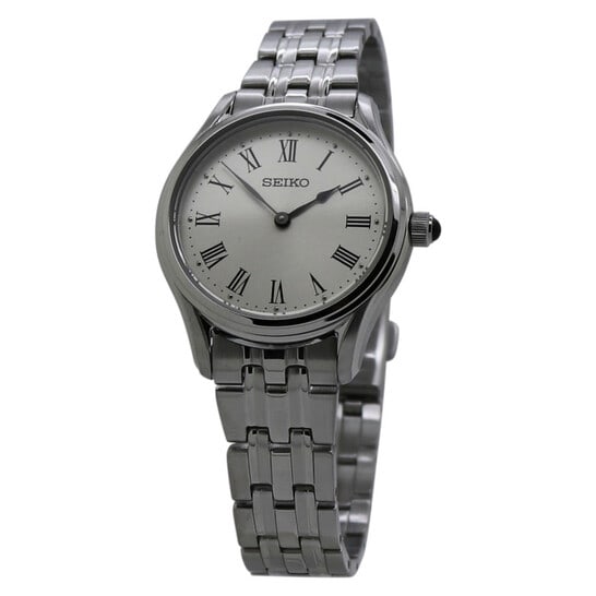 Seiko Women?s Quartz Watch Stainless Steel Bracelet Cream Dial Roman Numerals (1 of 3)