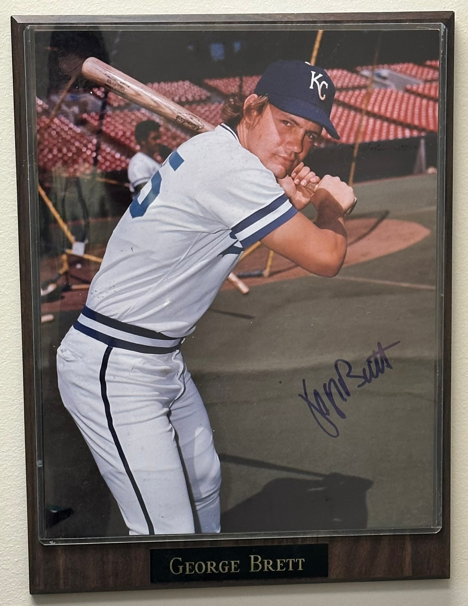 Autographed George Brett Kansas City Royals Framed Photo Signed MLB Hall of Fame Display (1 of 4)