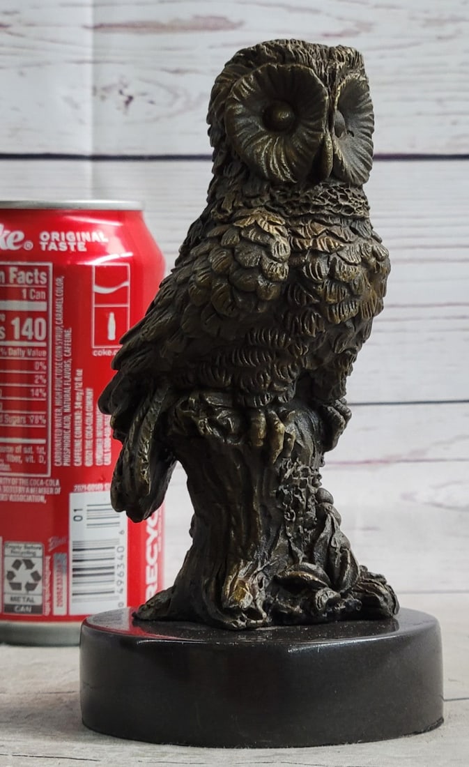 Owl Bronze Statue - 2