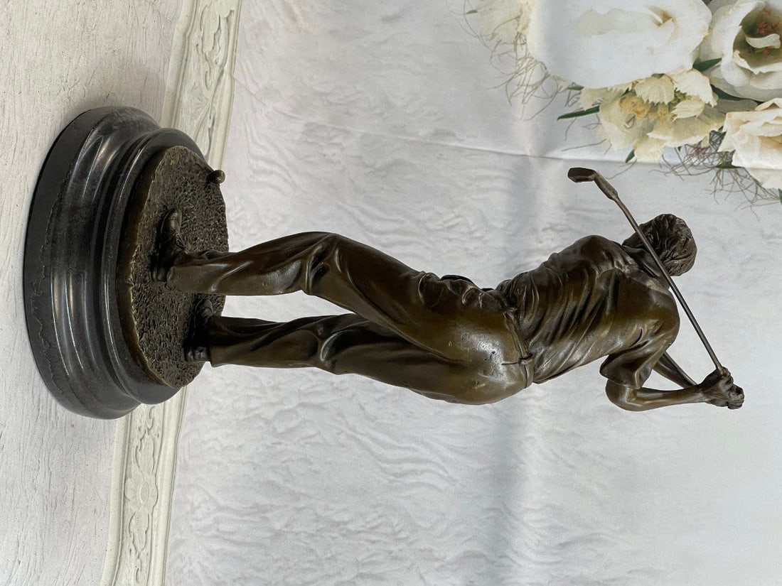 Golfer Bronze Statue - 6