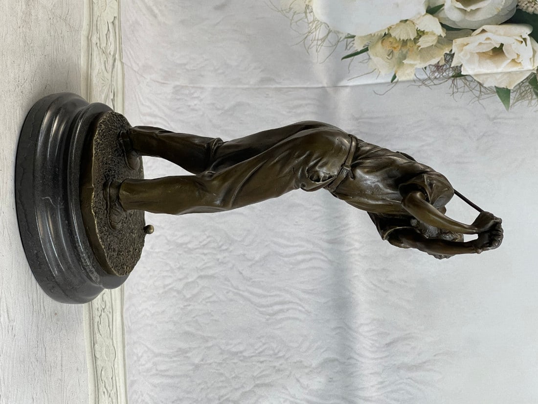 Golfer Bronze Statue - 8