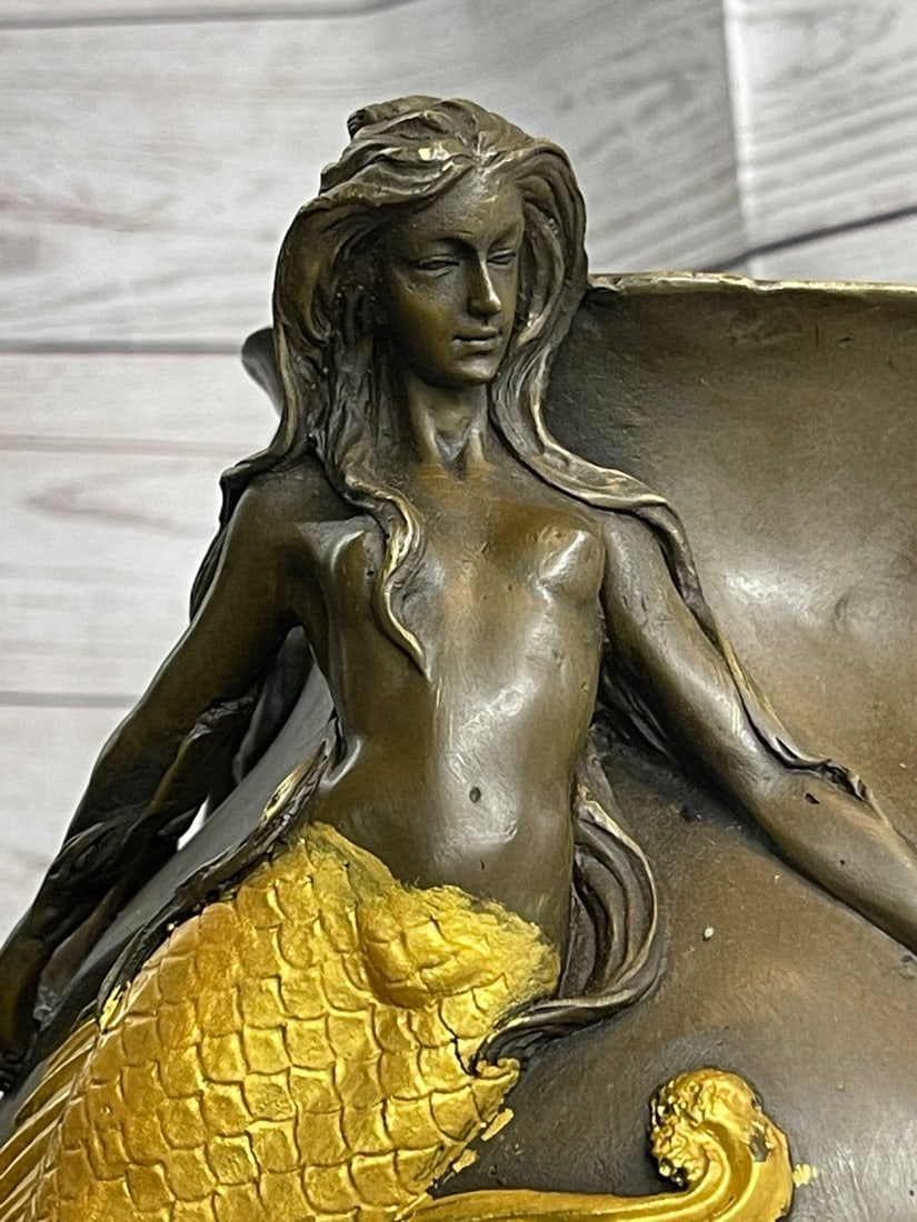 Vase Planter Bronze Statue - 6