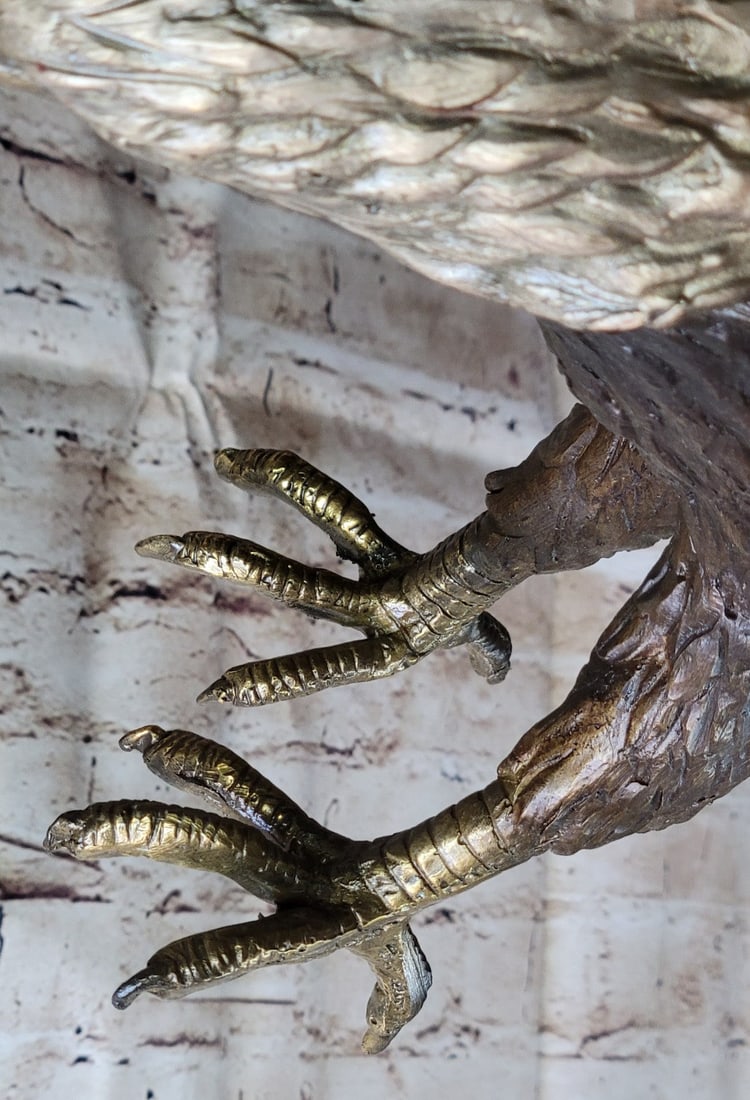 Large Eagle Bronze Sculpture - 7