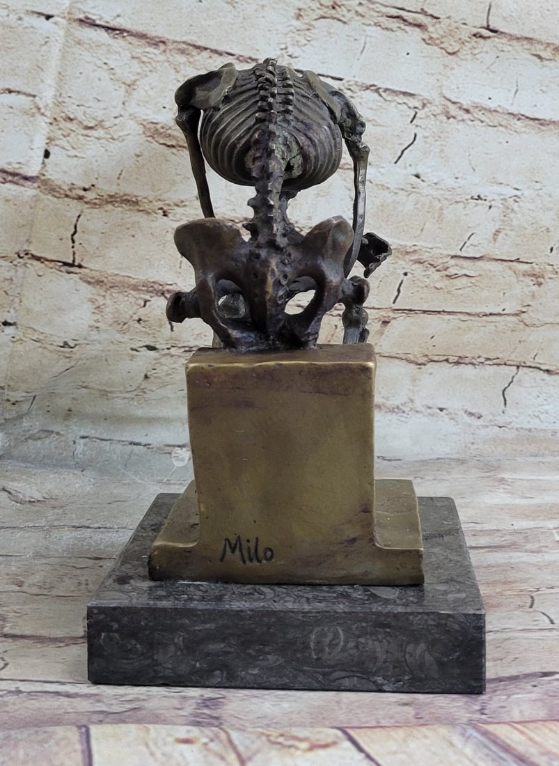 Thinker Bronze Sculptre - 5