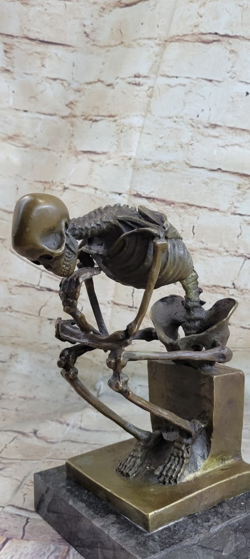 Thinker Bronze Sculptre - 6