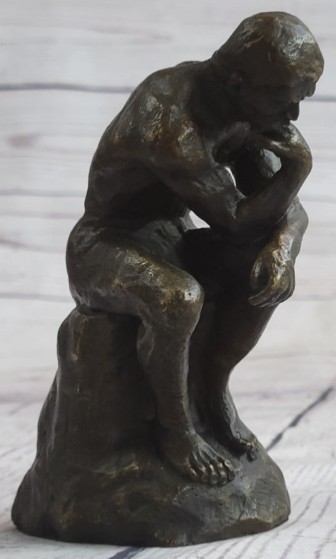 Thinker Bronze Sculpture - 3