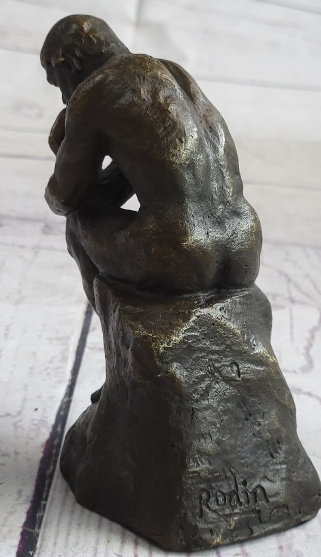 Thinker Bronze Sculpture - 5