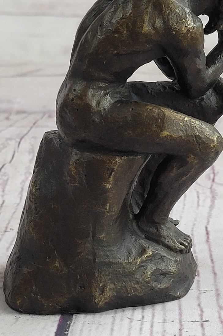 Thinker Bronze Sculpture - 9