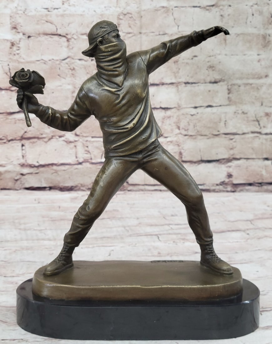 Thrower Bronze Sculpture - 3