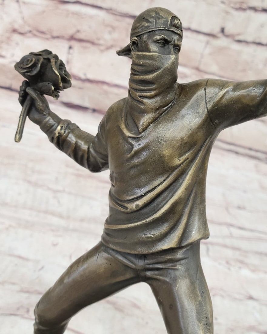 Thrower Bronze Sculpture - 6