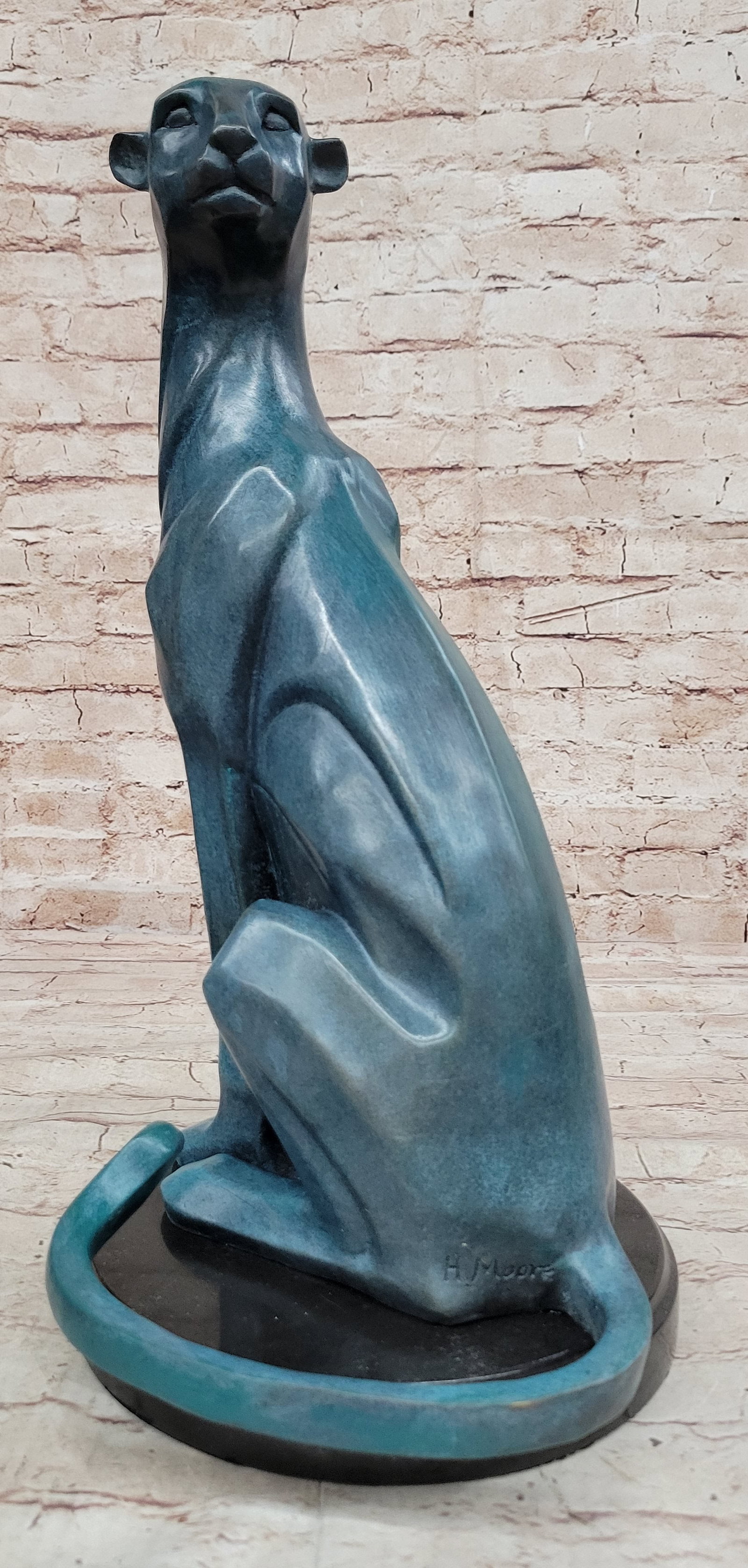 Puma Bronze Sculpture - 4
