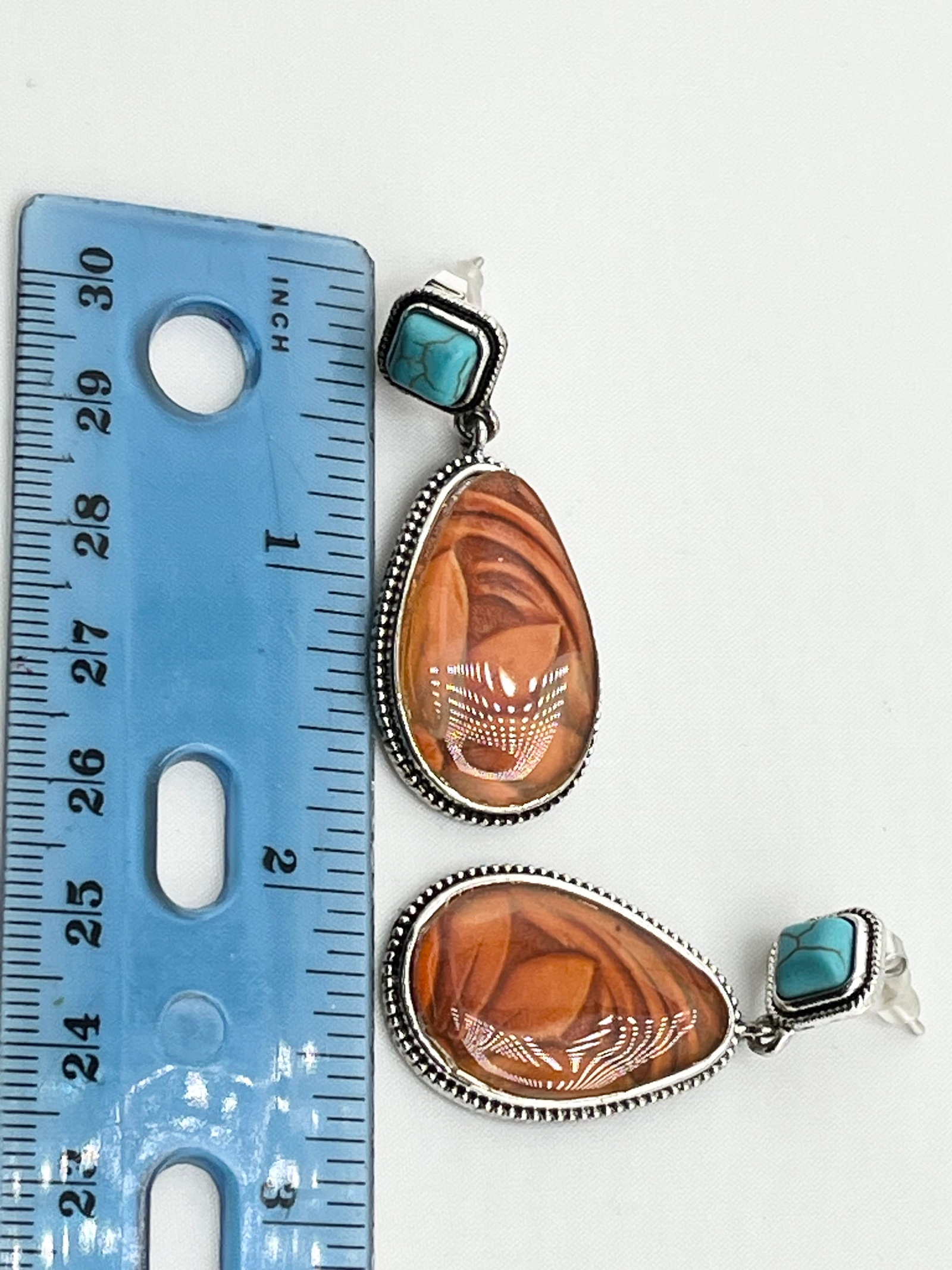 925 Sterling Silver Boho Flower Drop Earrings - 4