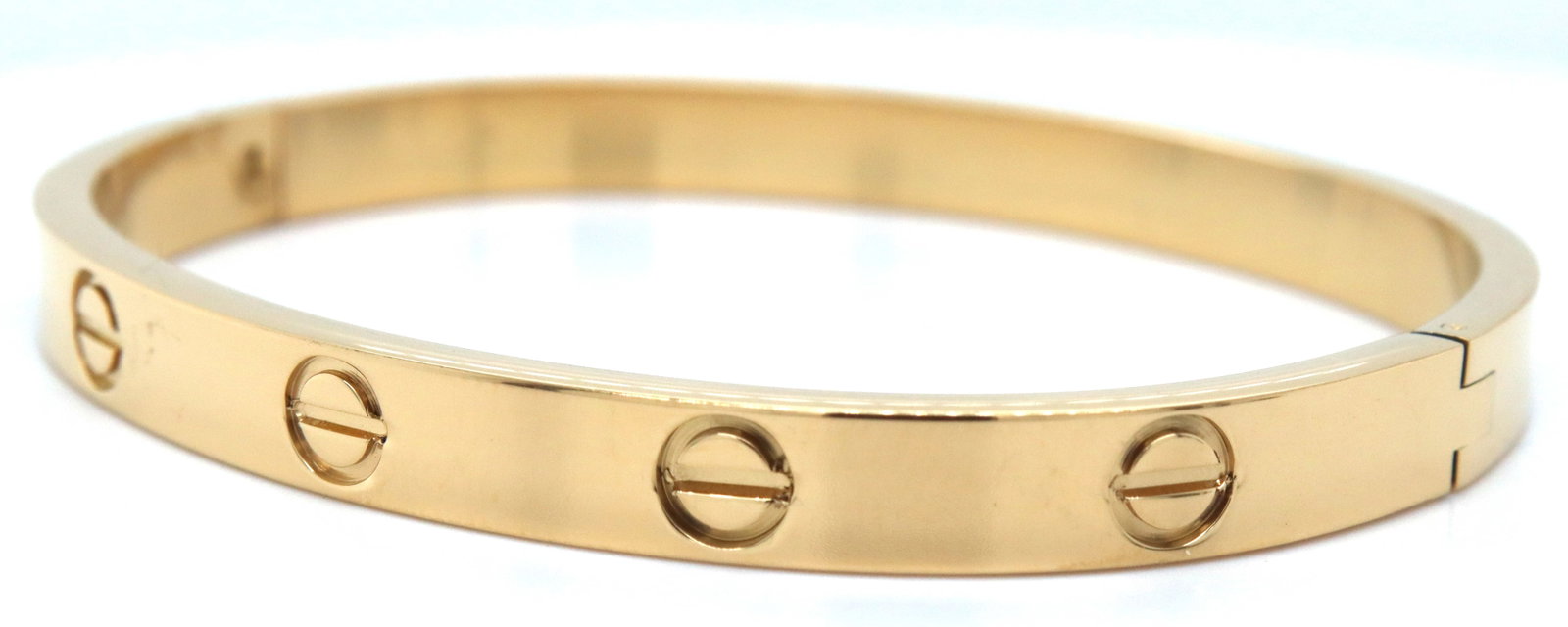 Gold plated bangle bracelet - 2