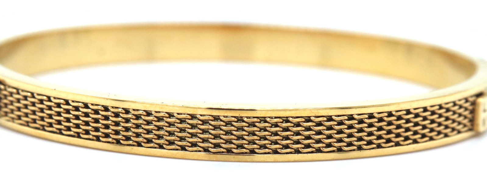 Gold plated bangle bracelet - 2
