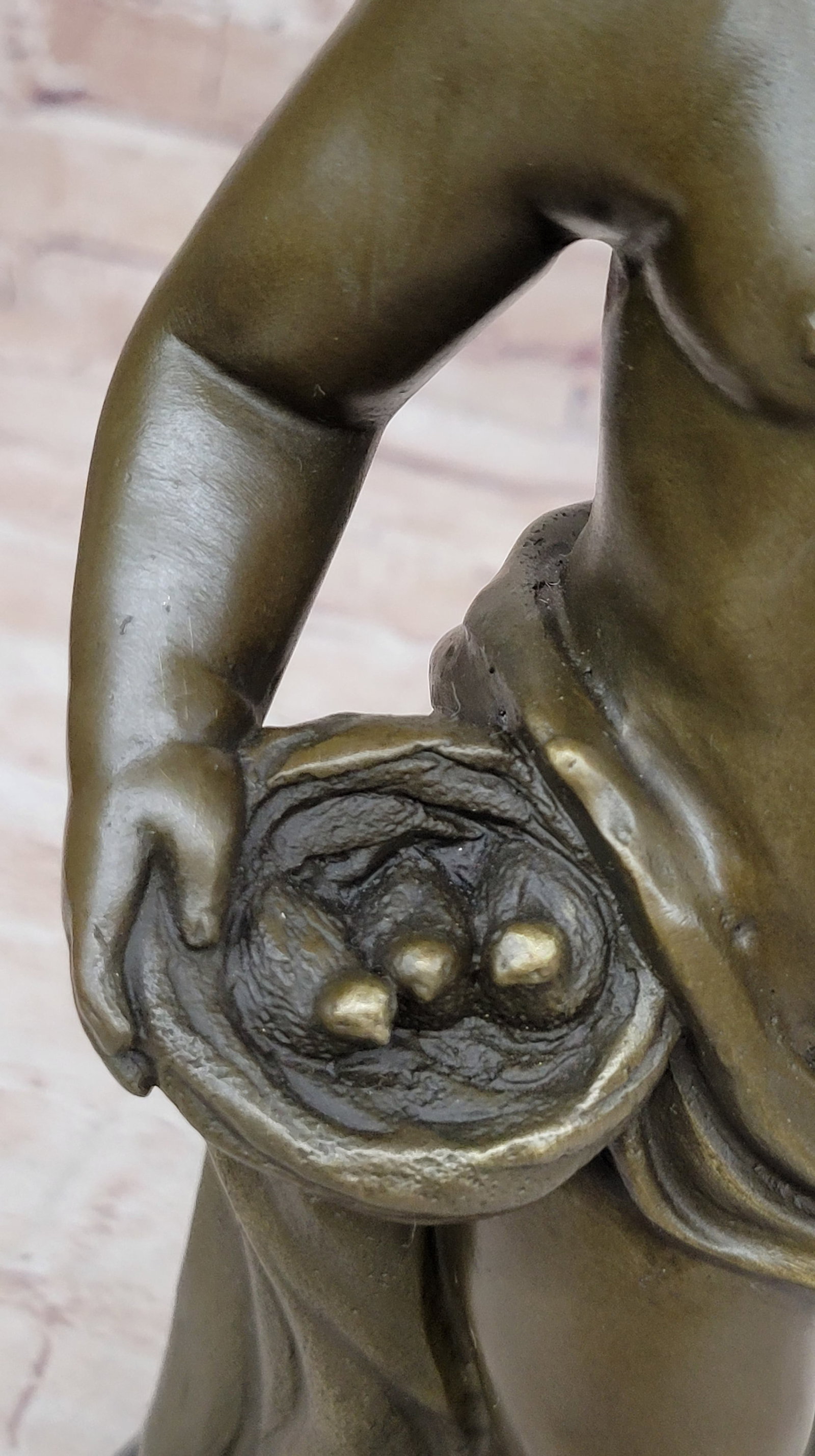 Delightful Boy Bronze Statue - 7