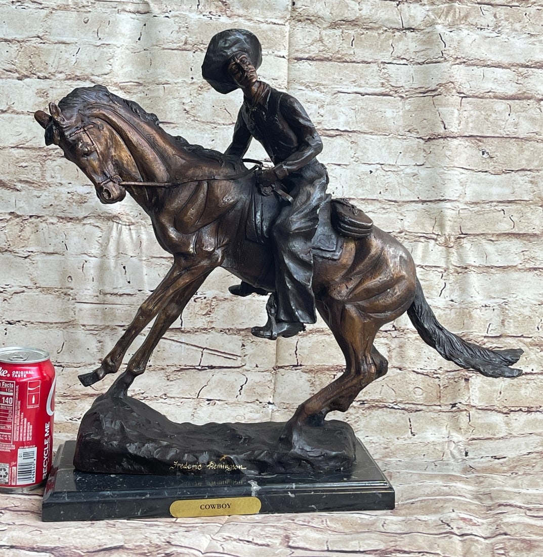 Cowboy Bronze Sculpture - 2