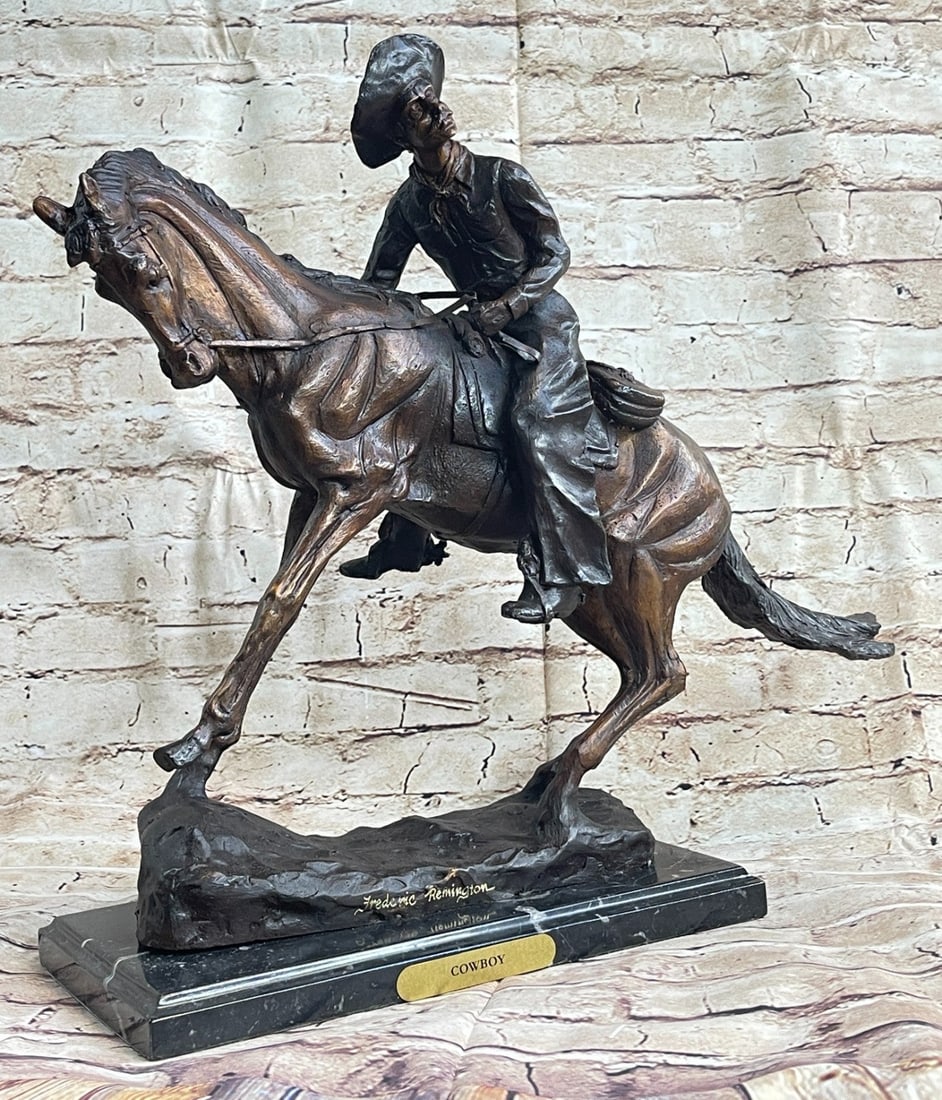 Cowboy Bronze Sculpture - 3