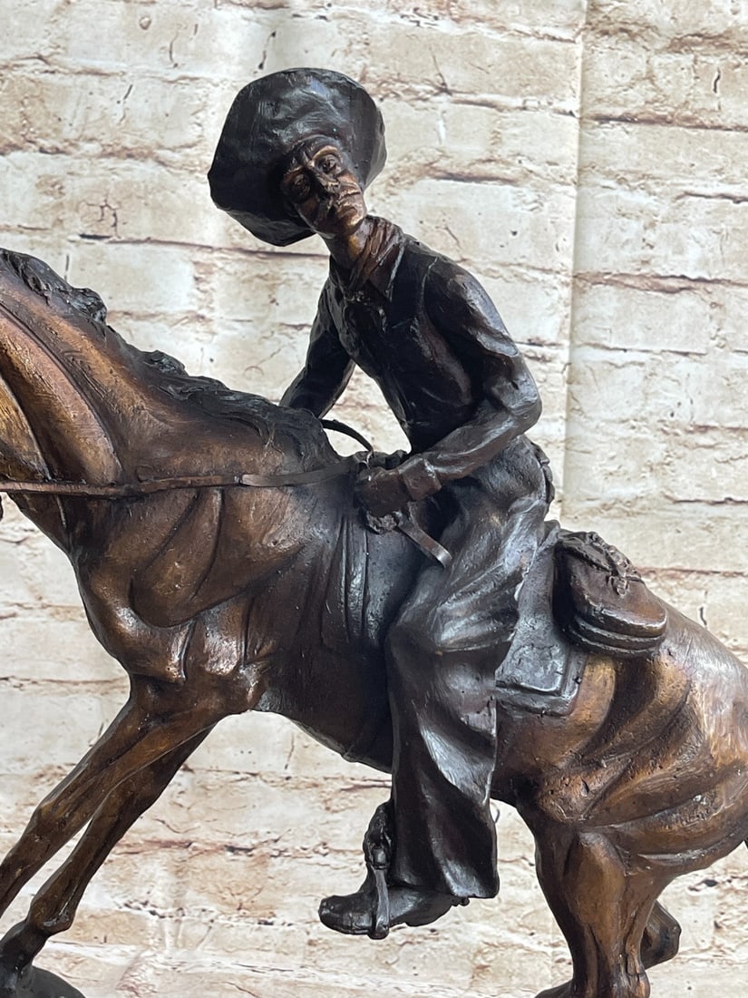 Cowboy Bronze Sculpture - 5