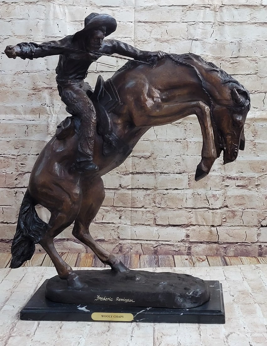 Wooly Chaps Bronze Sculpture - 3