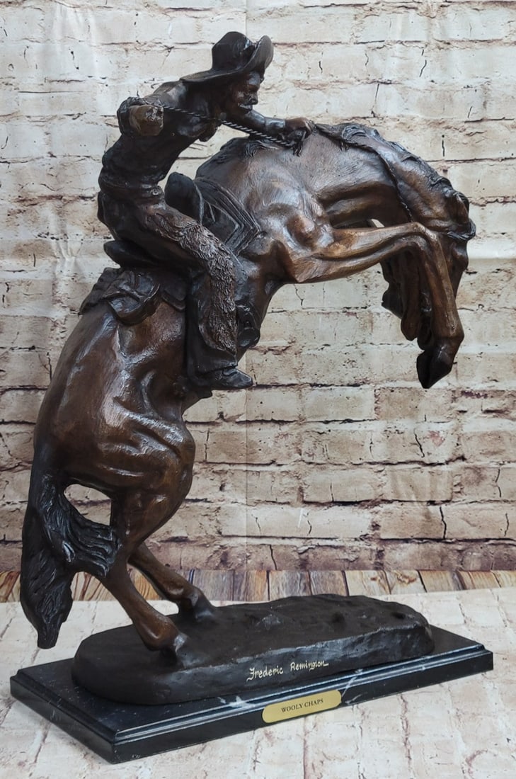 Wooly Chaps Bronze Sculpture - 6
