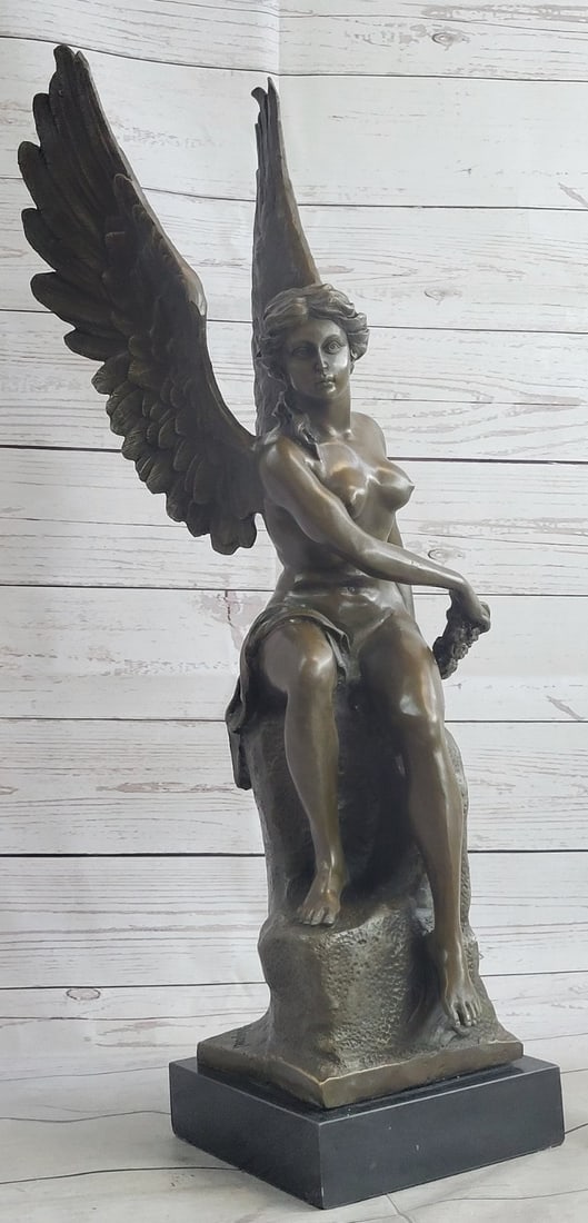 Nude Angel Bronze Sculpture - 3