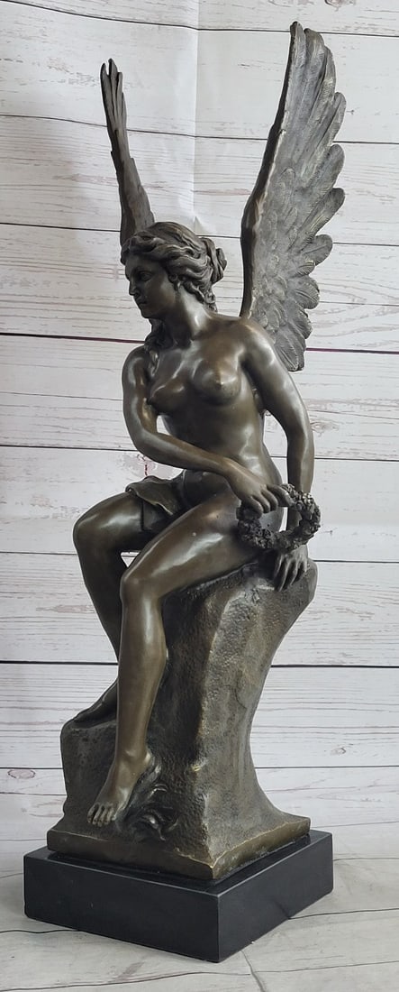 Nude Angel Bronze Sculpture - 4