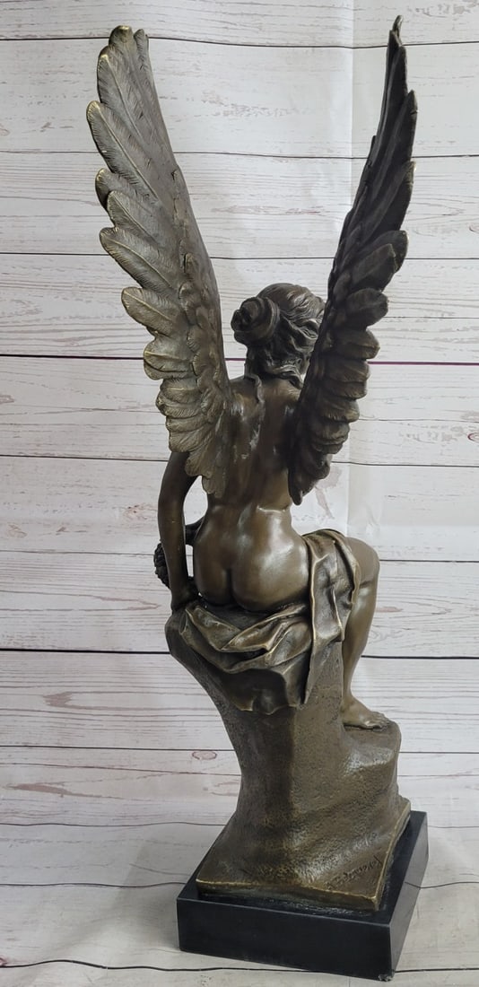 Nude Angel Bronze Sculpture - 5