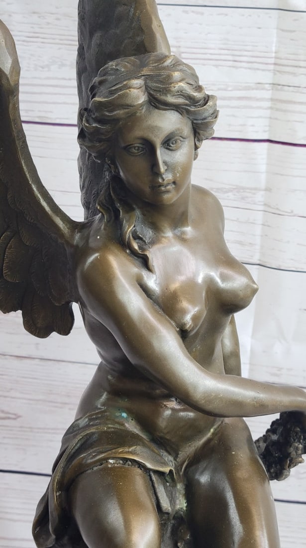 Nude Angel Bronze Sculpture - 6