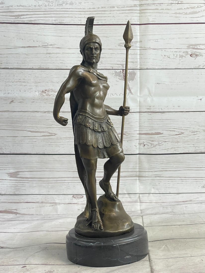 Roman Knight Warrior Bronze Statue (1 of 9)