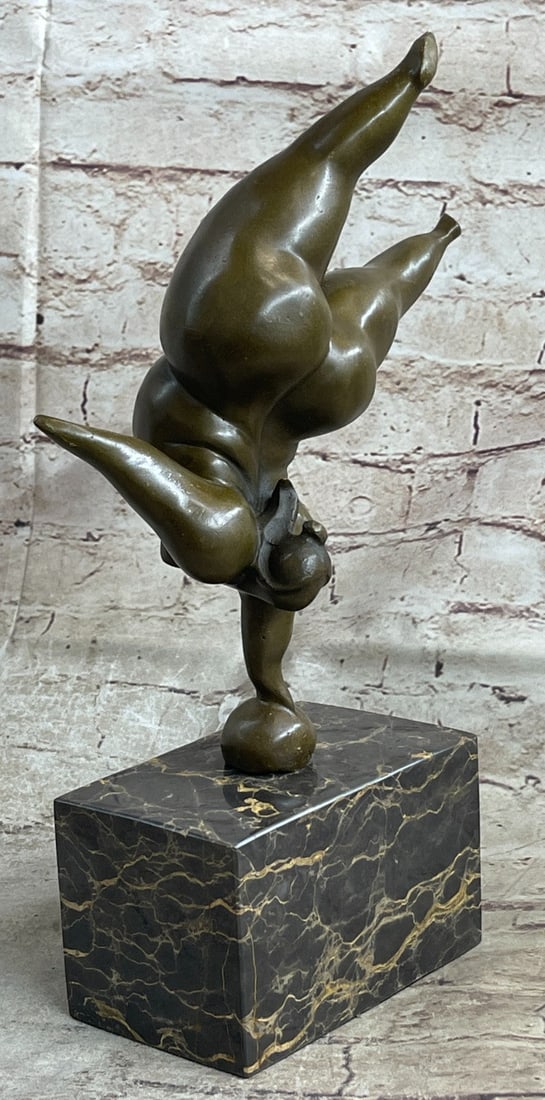 Modern Bronze Sculpture: The quality is Exceptional and it is extremely smooth. This is a piece to fall in love with and keep forever. It is absolutely stunning. Dimensions: Height 14 X Width 9 inches. Weight: 7 LBS.