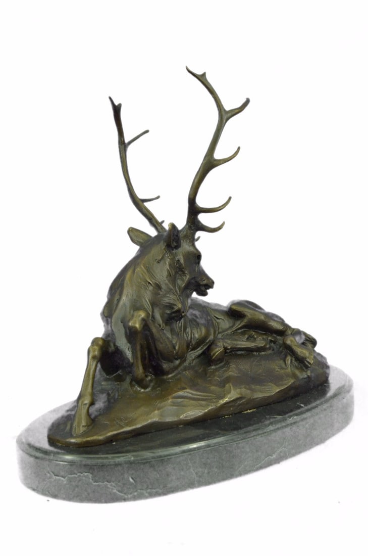 Deer Bronze Sculpture - 11