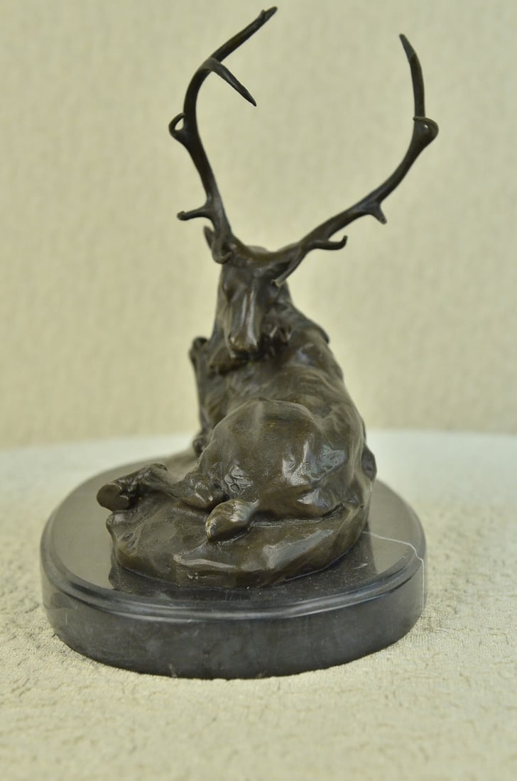 Deer Bronze Sculpture - 2