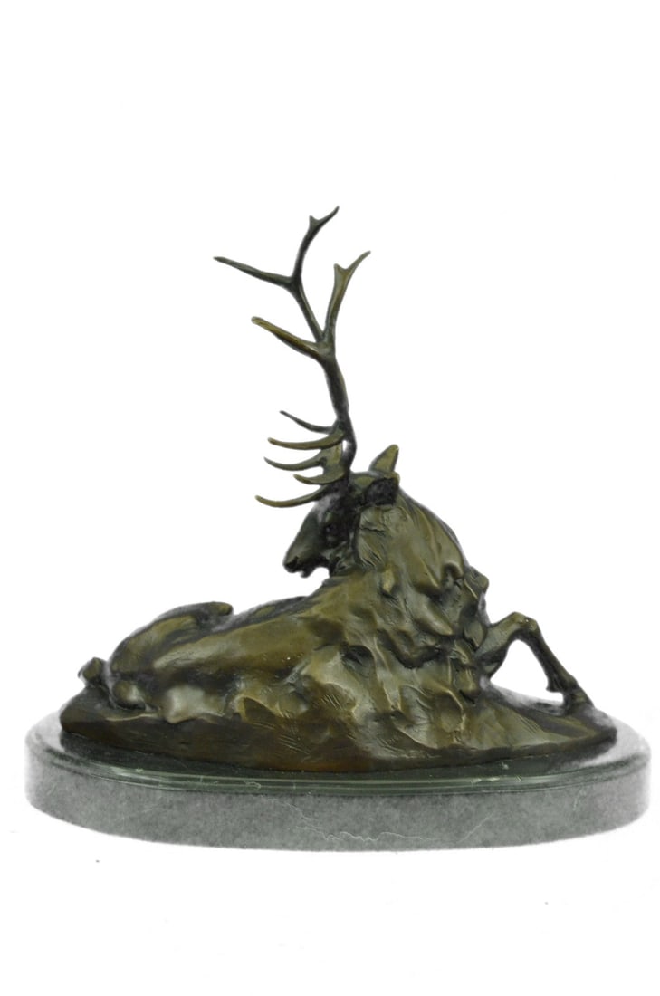 Deer Bronze Sculpture - 7