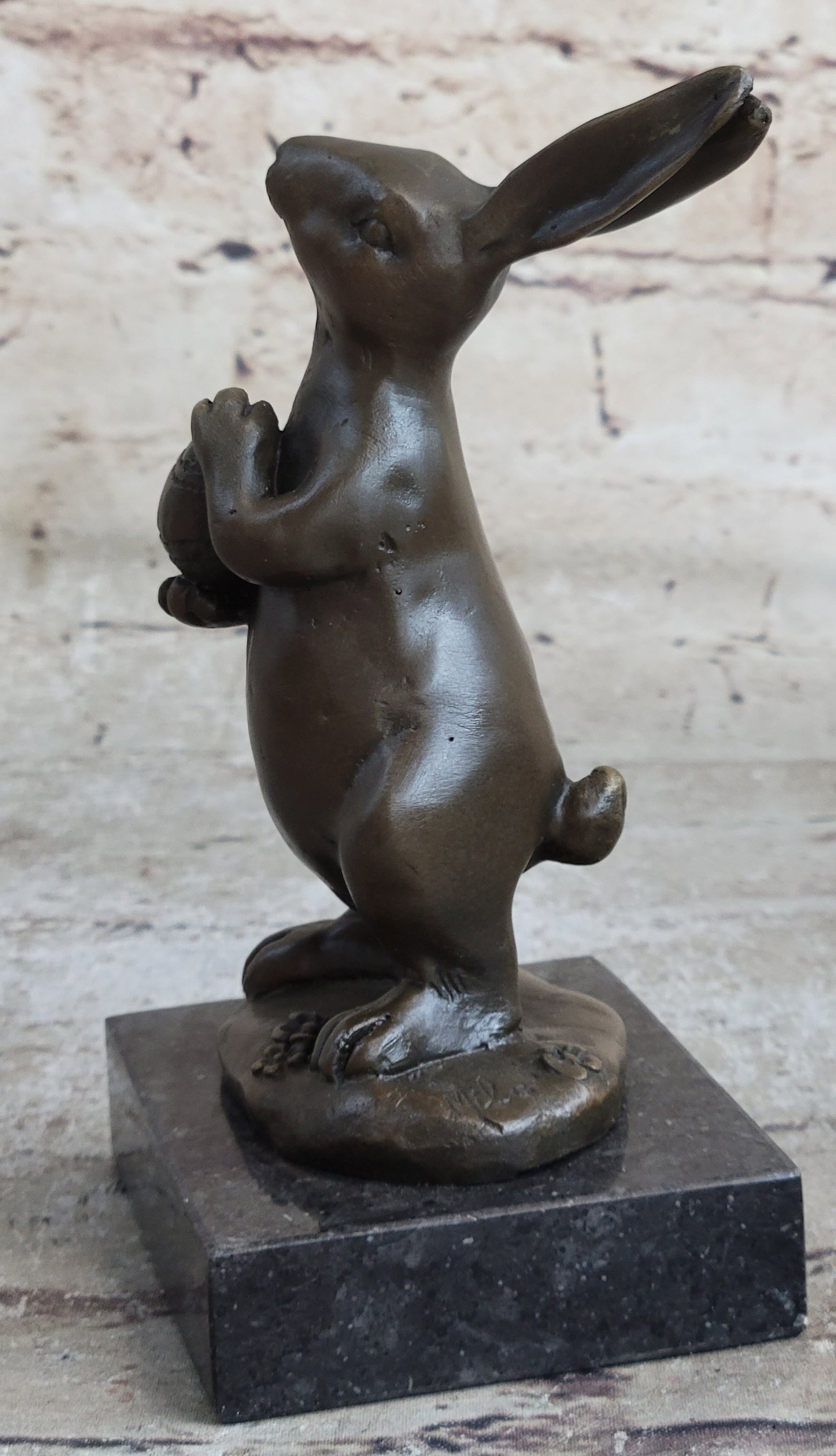 Mini Easter Bunny Bronze Sculpture - 6
