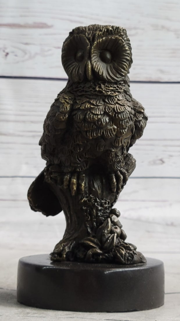 Owl Bronze Statue - 3