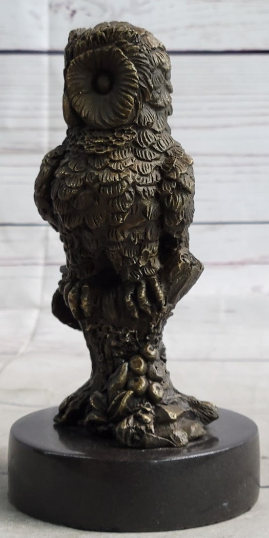 Owl Bronze Statue - 4