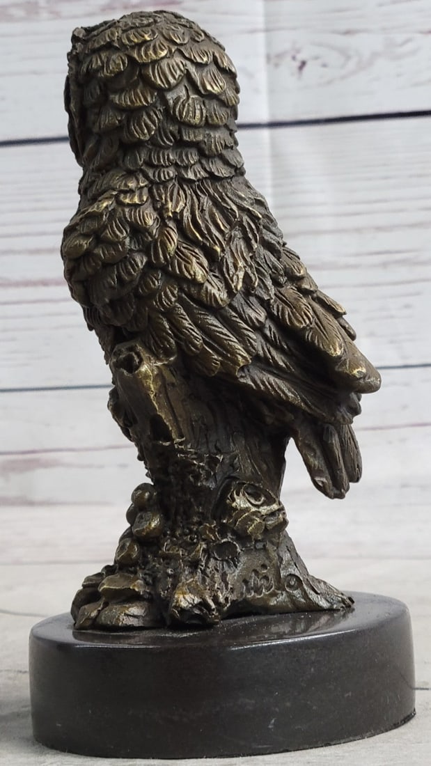 Owl Bronze Statue - 5