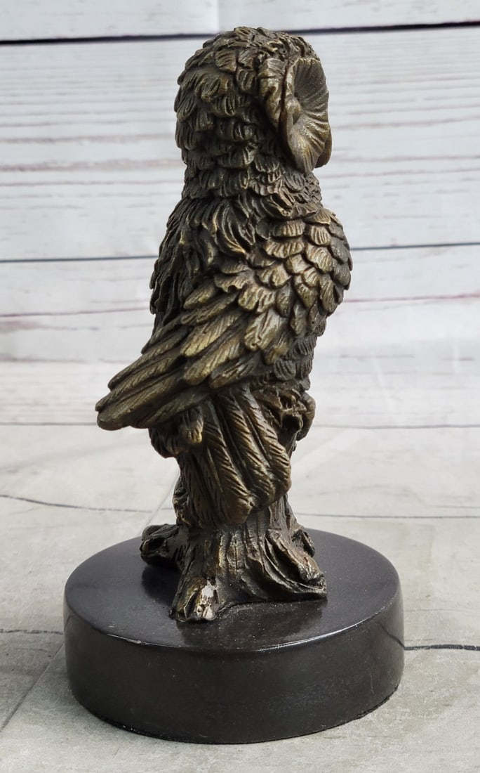Owl Bronze Statue - 6
