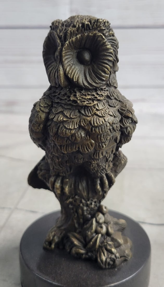 Owl Bronze Statue - 8