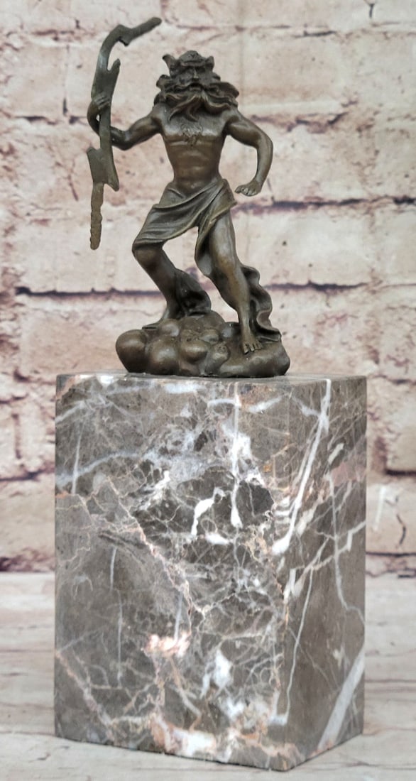 Poseidon God of Sea Bronze Sculpture (1 of 10)