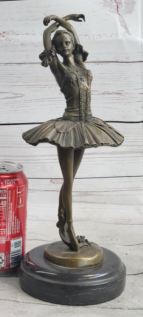 Lady Ballerina Bronze Sculpture - 2