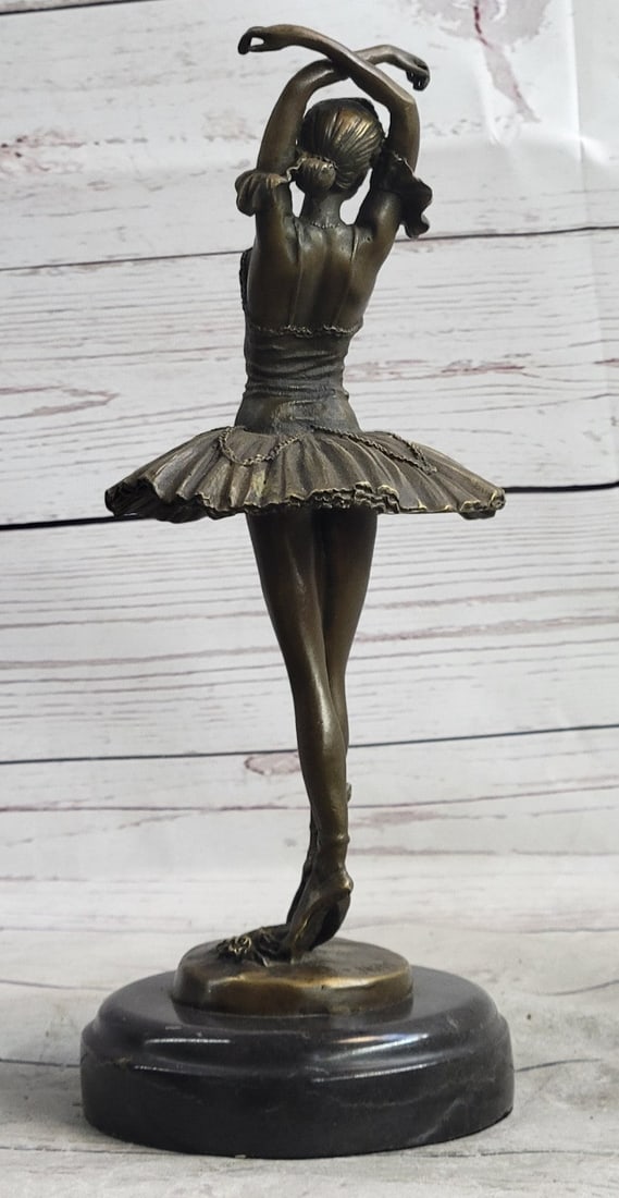 Lady Ballerina Bronze Sculpture - 5