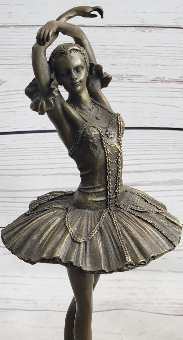 Lady Ballerina Bronze Sculpture - 6