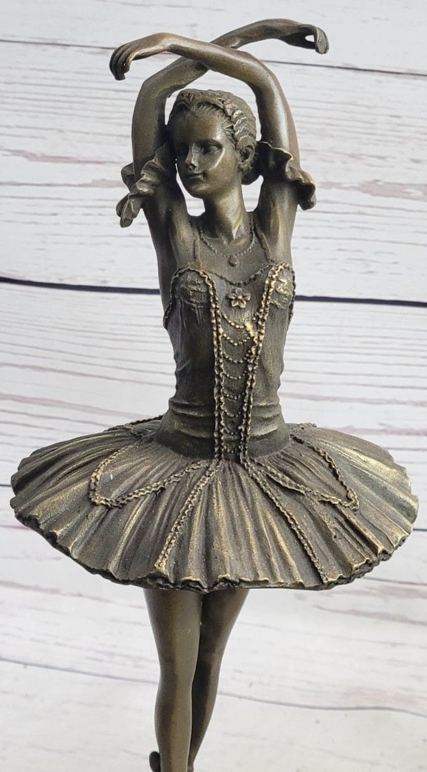 Lady Ballerina Bronze Sculpture - 7