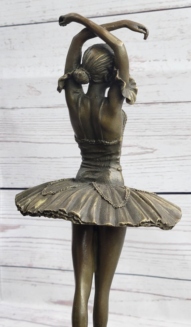Lady Ballerina Bronze Sculpture - 8