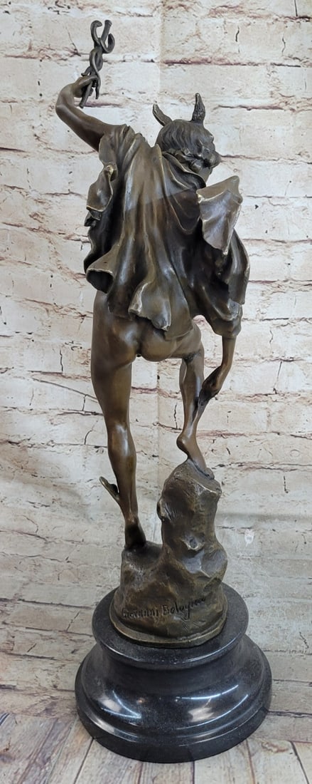 Flying Mercury Bronze Sculpture - 5
