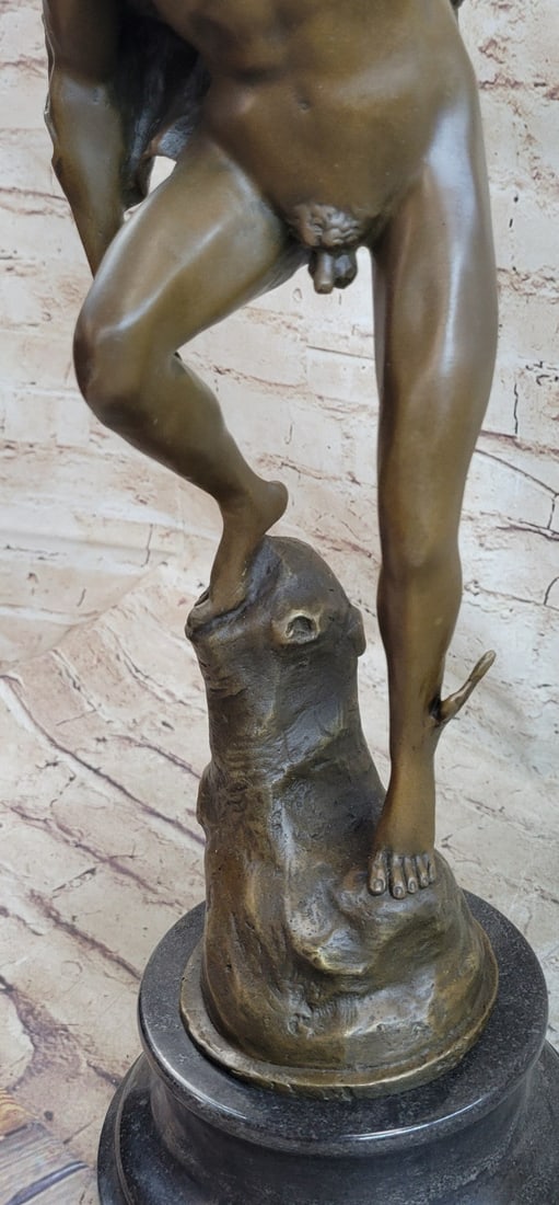 Flying Mercury Bronze Sculpture - 9