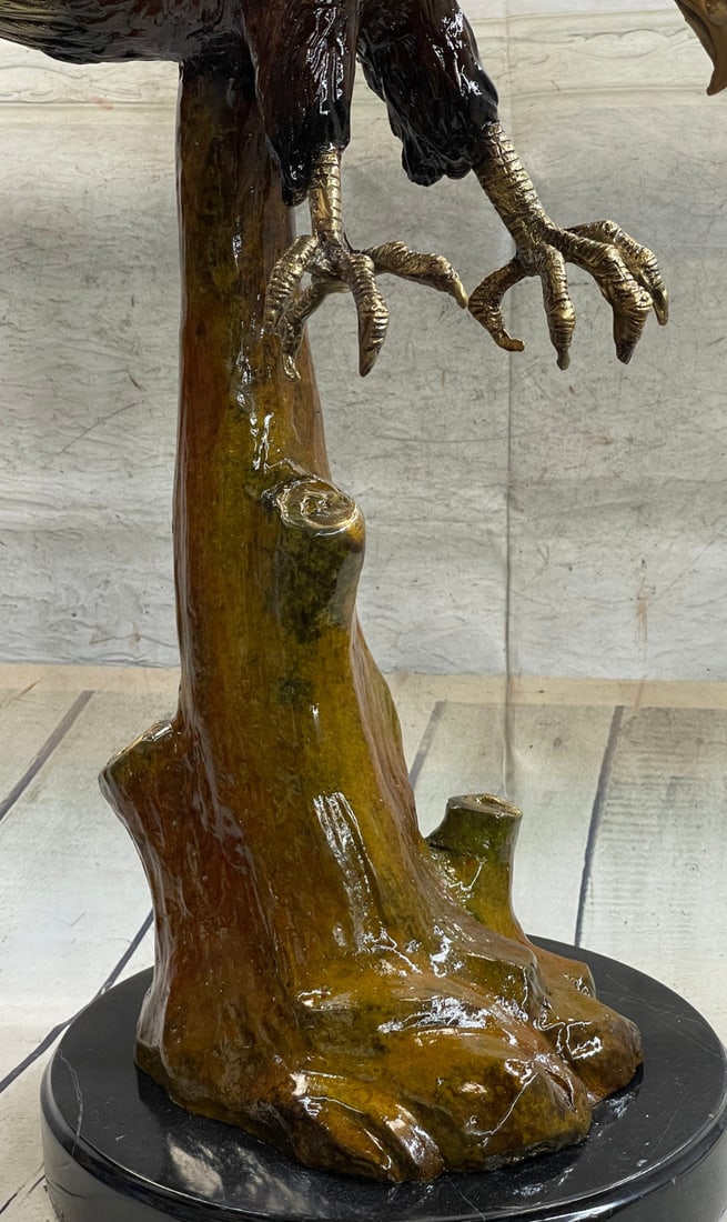 American Eagle Bronze Sculpture - 3