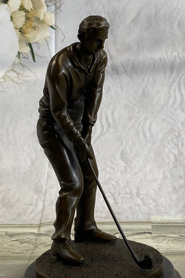 Golfer Bronze Statue - 6