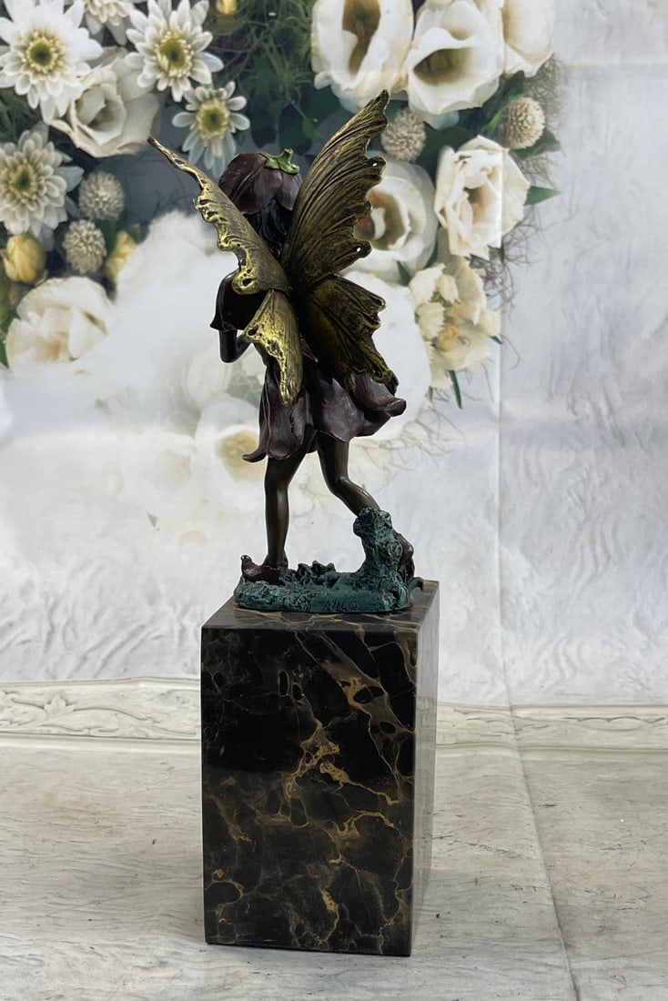 Angel Bronze Figure - 4